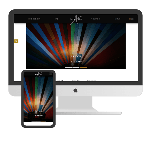 Webseite von herbX