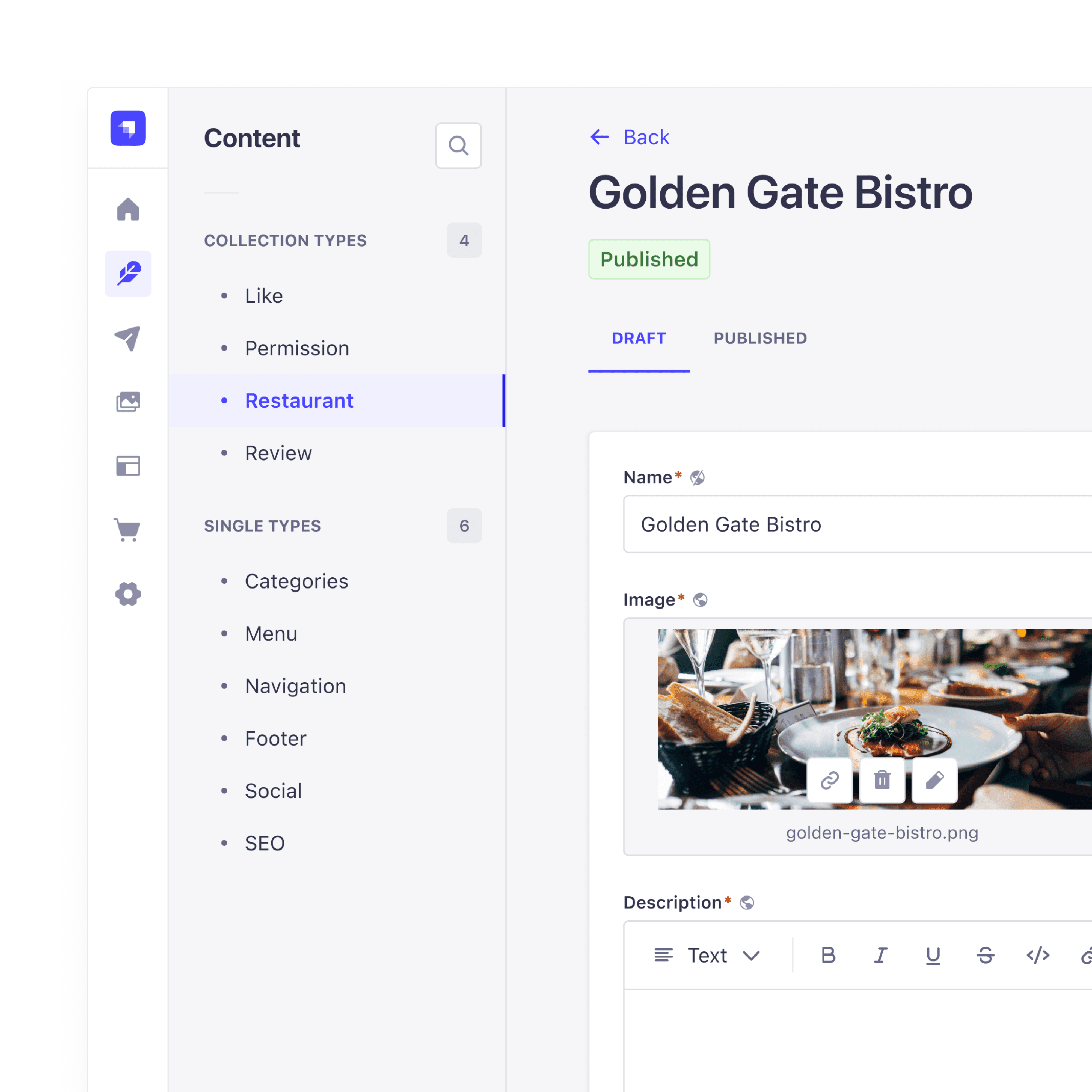 Headless CMS Visualisierung