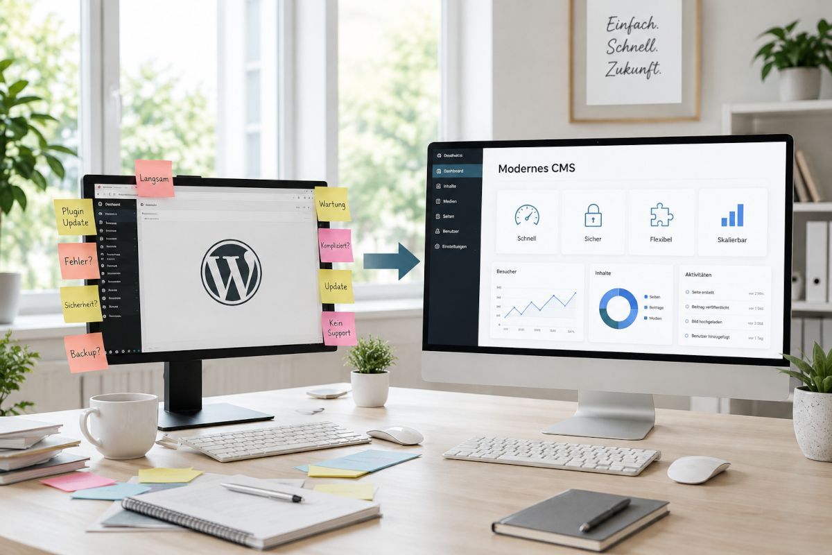 8 Anzeichen, dass Ihr Business WordPress entwachsen ist und es Zeit für ein modernes CMS ist
