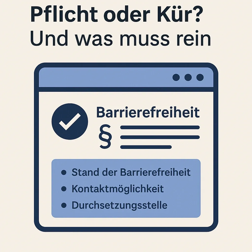 Barrierefreiheitserklärung